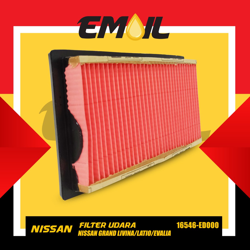 Filter udara nissan grand livina latio evalia 16546-ED000