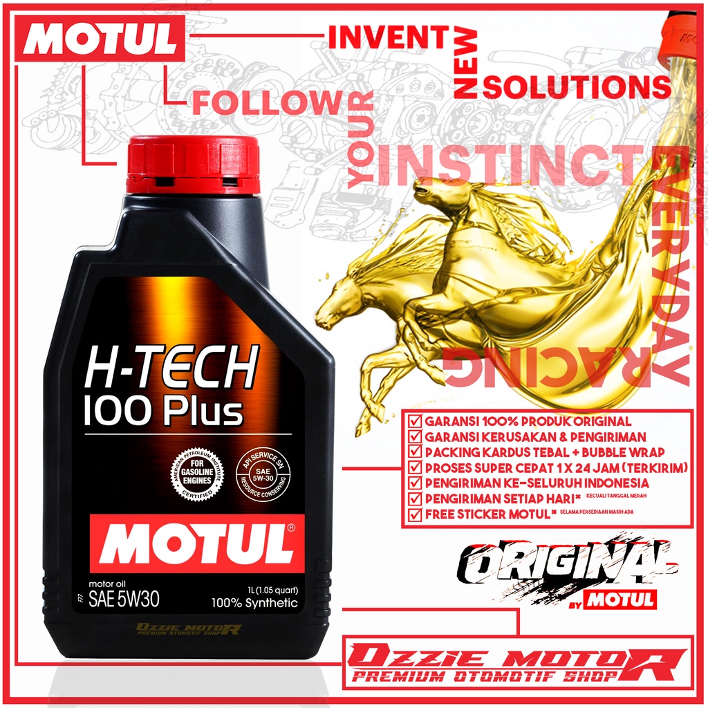 MOTUL H-TECH 100 PLUS 5W30 SN 1L