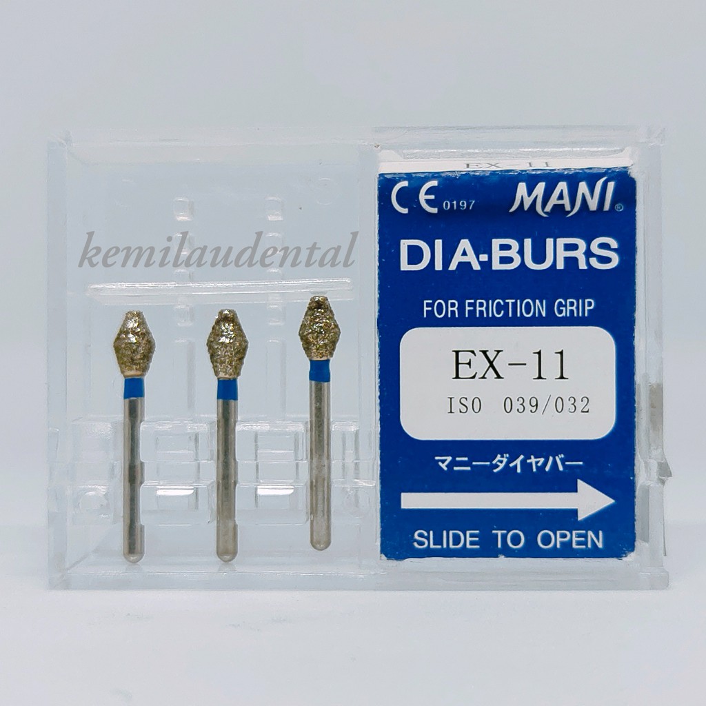 

MANI DIAMOND BUR EX-11//EX//12//EX-20//EX-24//EX-31//EX-41