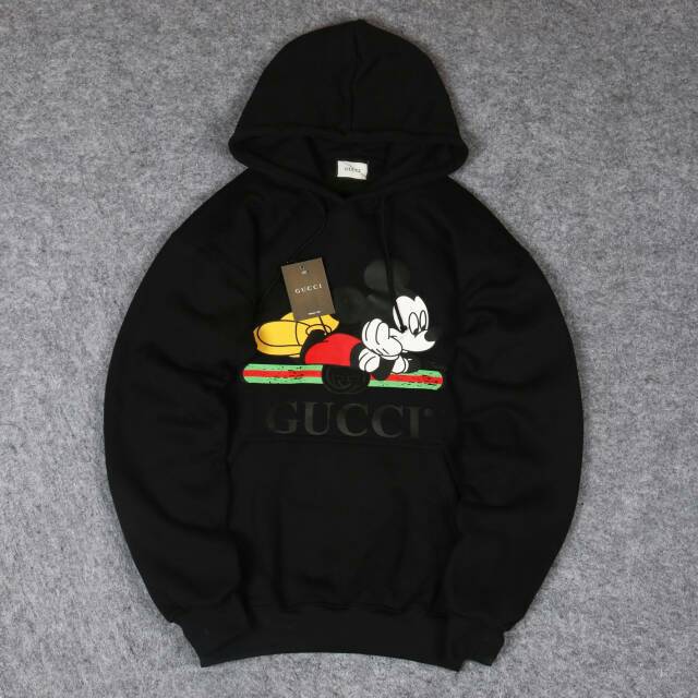 mickey mouse hoodie black