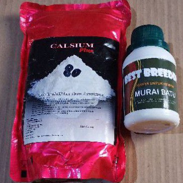 Best breeding murai batu 80ml dan calcium 500gr Best breding besar kalsium besar