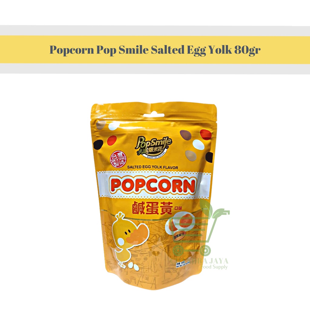 Popcorn Pop Smile Salted Egg Yolk 80gr