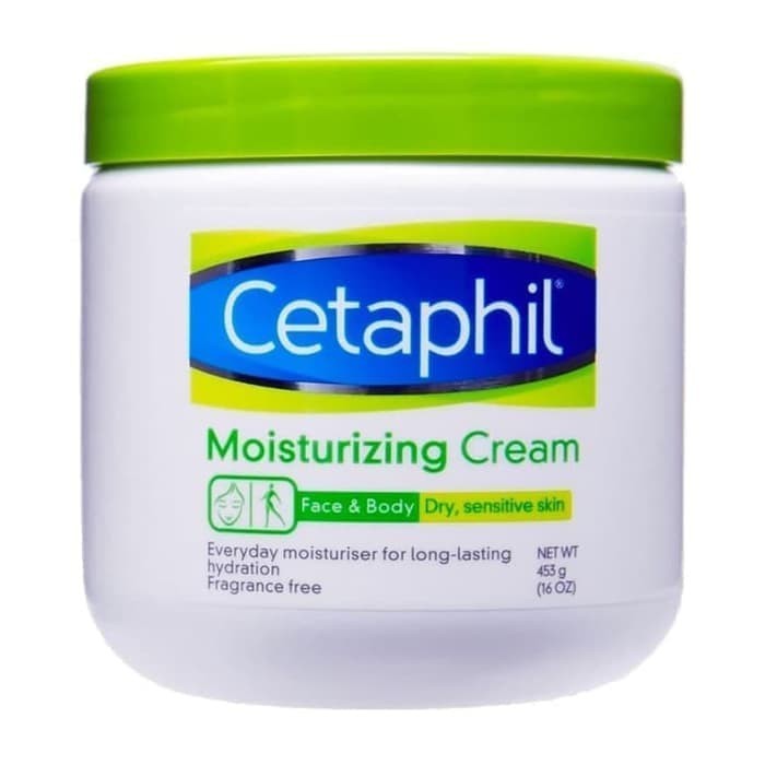 Cetaphil Moisturizing Cream Face And Body Dry Sensitive Skin 453gr