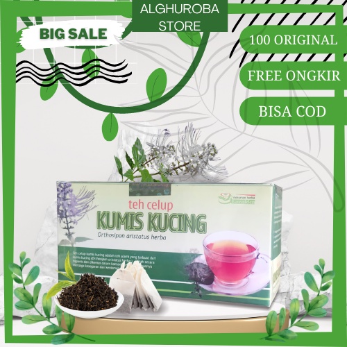 Obat Kesehatan Ginjal Teh Celup Kumis Kucing 20 kantong Herba Tazakka Original