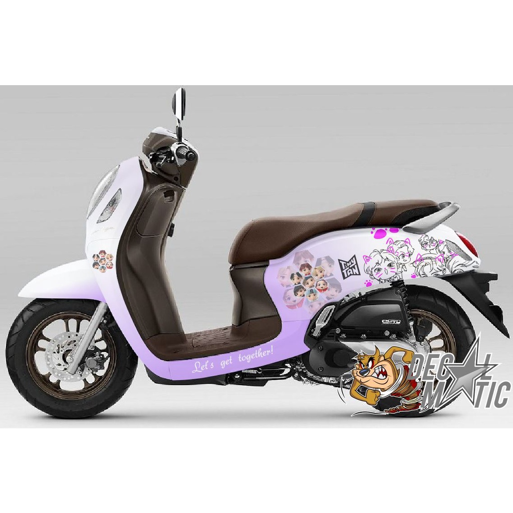 Sticker Full Body Stiker Decal Scoopy Karbu FI ESP Prestige 2020 new 2025 Tiny tan BTS