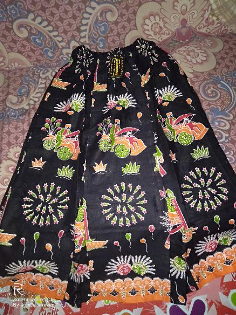 Rok Duyung Batik Anak Ra01 Bawahan Panjang Motif Ondel-ondel Betawi Jakarta / Bawahan Kebaya