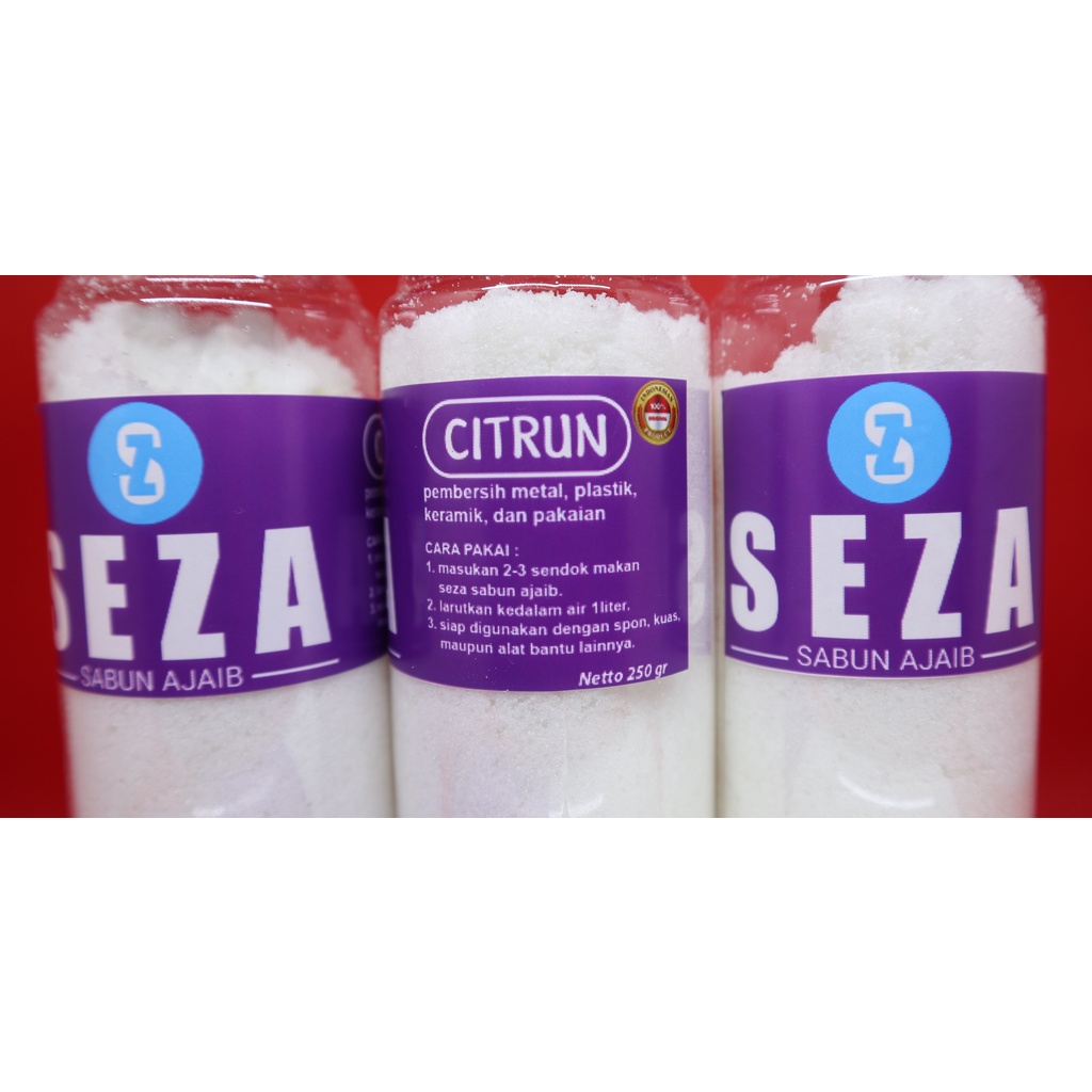 Citrun 250Gr / Sitrun / Citrun / Pembersih Multifungsi / SEZA CITRUN Original