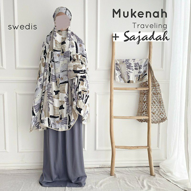 Sally_scarf mukena travelling part 2 motif swedish (Baru)