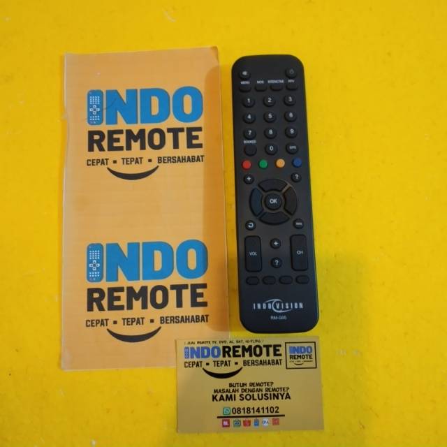 REMOTE REMOT TV PARABOLA INDOVISION RM-G05 ORIGINAL