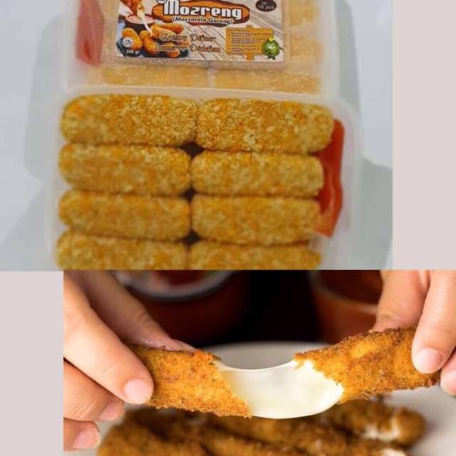 

Mozreng Isi 16 Cemilan Mozzarella Goreng KHUSU JADETABEK