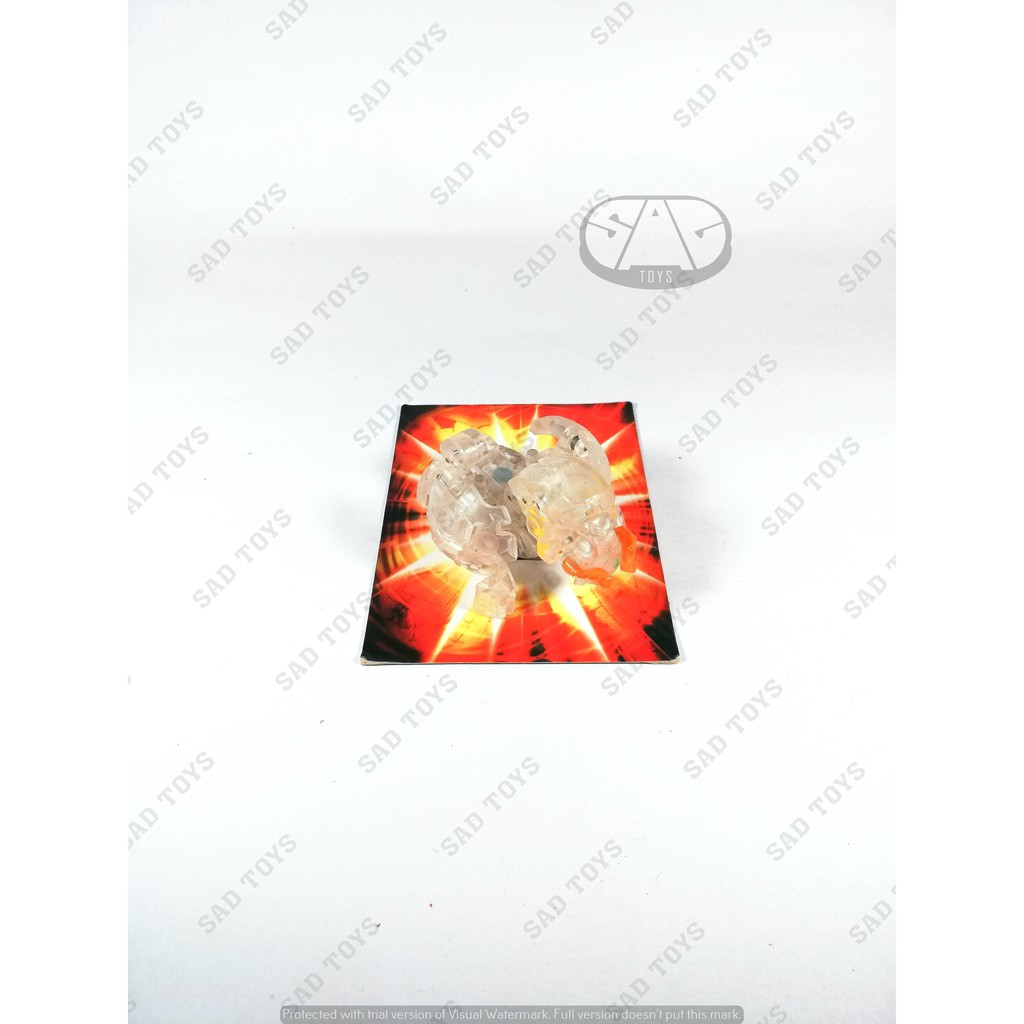 Bakugan Sabator Clear Translucent Ori Sega Toys RARE