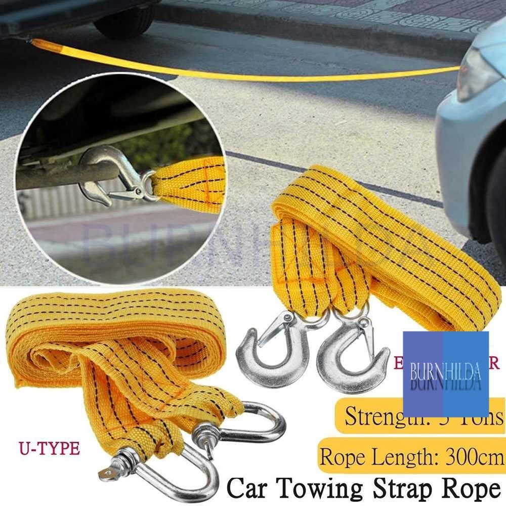 Tali Derek Mobil Emergency Tow Rope U-Type accesoris mobil burnhilda