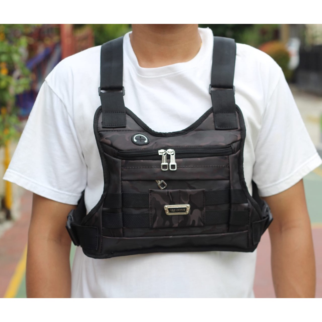 CHEST BAG TAS DADA TACTICAL SPORTY CASUAL TAS ROMPI SERBAGUNA SEPEDA TAS SELEMPANG DADA