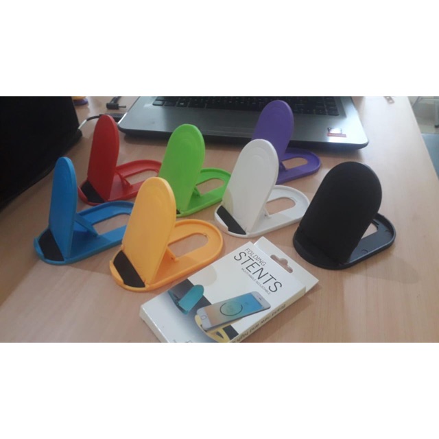 Multi Stand Holder HP Tempat Taruh HP Slim Card Holder/Persegi Bundar/Panda