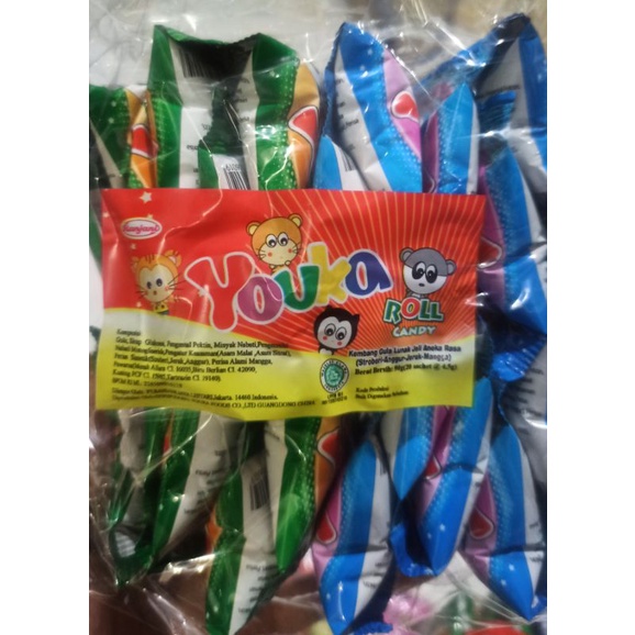 

Permen Youka Roll, Isi 20