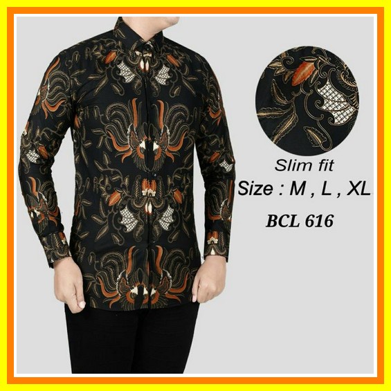 Kemeja Batik Keren Bahan Halus Premium Baju Batik Pria Batik Lebaran Terbaru 2022 Modern Kemeja Kerj