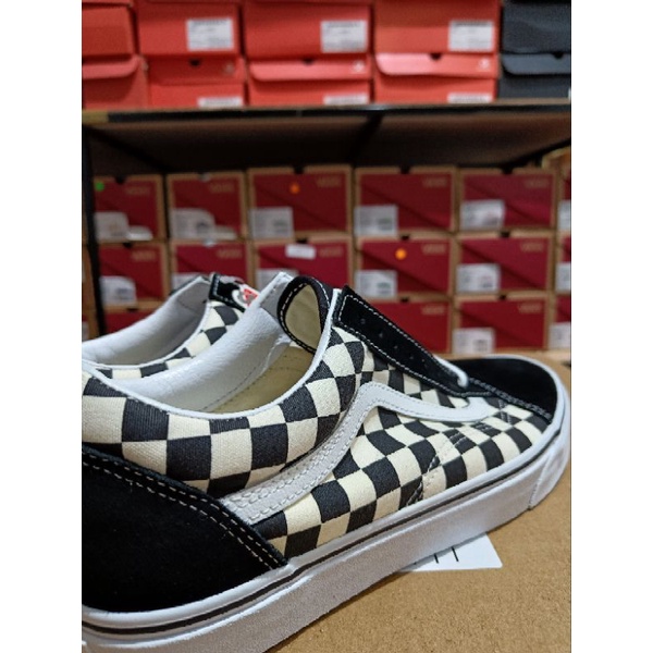 (Resmi Navya) Vans Old Skool Primary Checkerboard Original