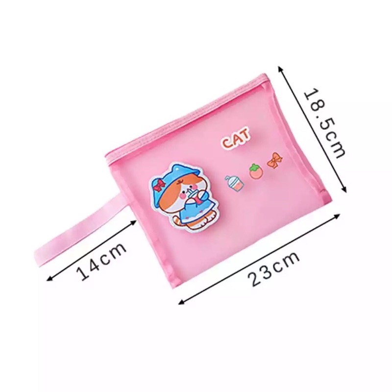 [READY STOCK BISA COD] Kotak Pensil Jaring Motif Lucu Karakter Kartun Hewan Beruang Planet Gemoy Kawaii Pencil Case Pouch Make Up Alat Tulis Cute Gaya Remaja Korea Anak Perempuan Fancy Pink Beruang Transparan Aesthetic Terbaru Viral Tiktok Resleting