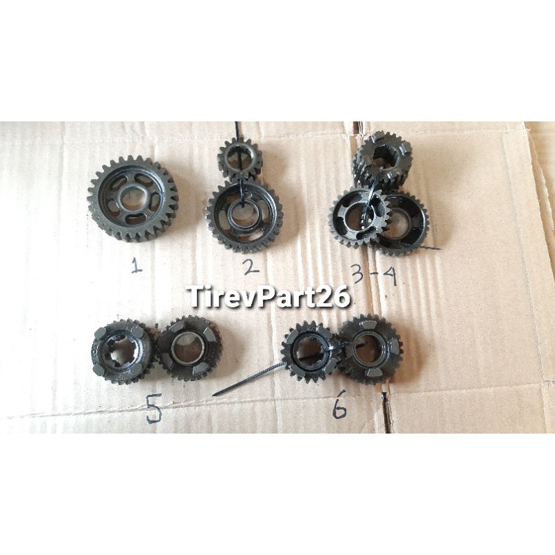 Eceran Rasio Tiger revo gigi 1-6 ORiginal copotan PNP tiger 2000