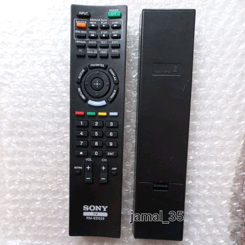 REMOTE REMOT TV SONY BRAVIA LED LCD 3D RM-ED029