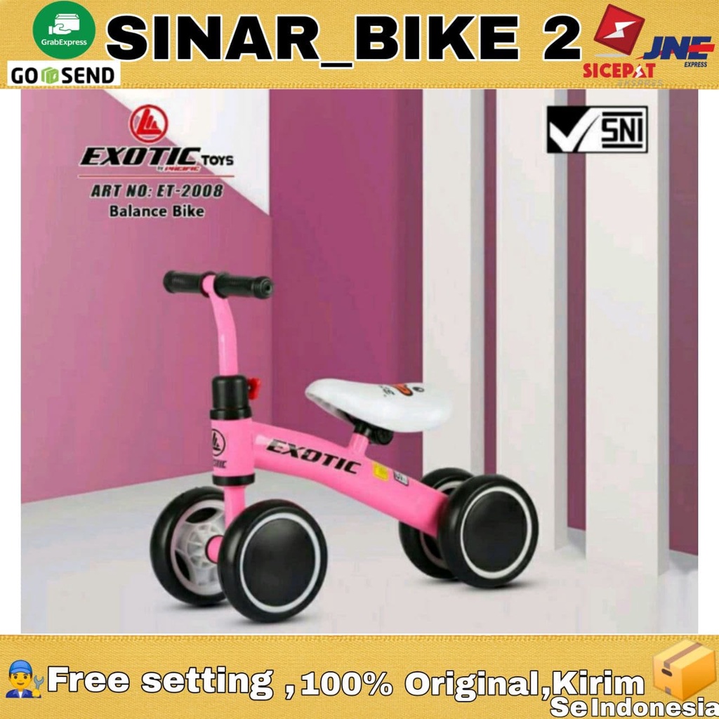 Balance Bike Sepeda Keseimbangan Anak KIDZU &amp; ET 2008