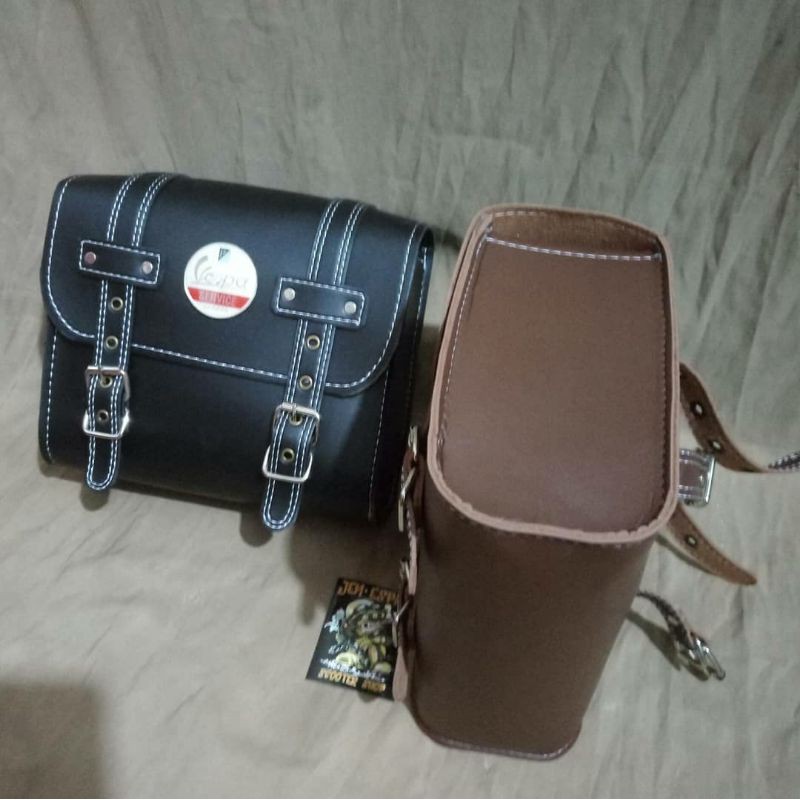Tas Vespa side bag tas back Rack aksesoris vespa