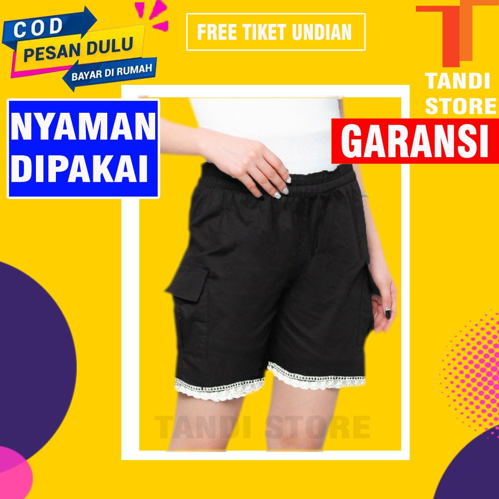 celana bawahan hotpants kekinian cewe perempuan remaja wanita korea korean style ADEM