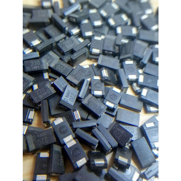 Capasitor tantalum 220d / 220uf 2,5V