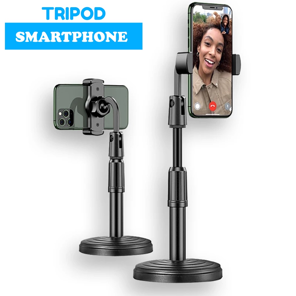 Shorush Stand Holder HP Dengan Flexible Arm Overhead Braket Handphone Smartphone