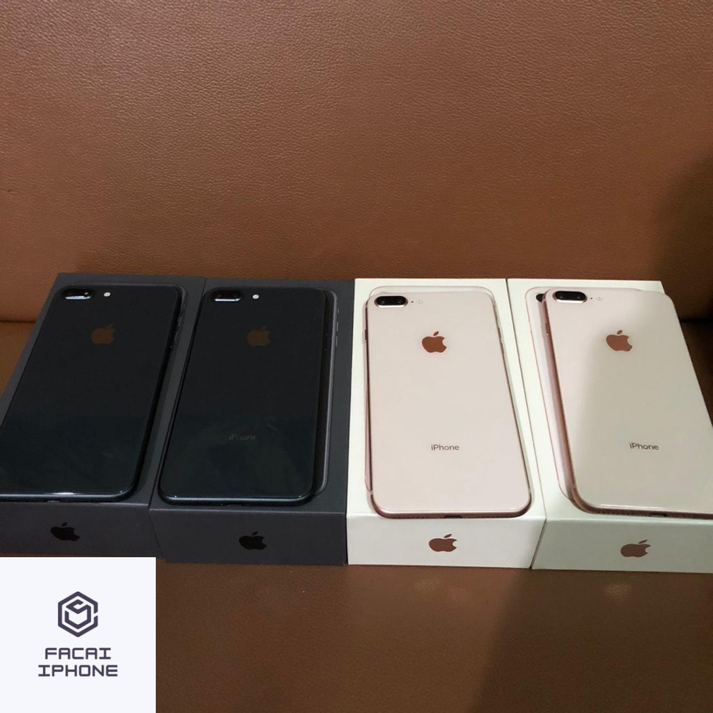 Iphone 8 Plus 256GB Black/Red/Gold/Silver Second /bekas 100% Original Fullset Mulus iphone 8plus