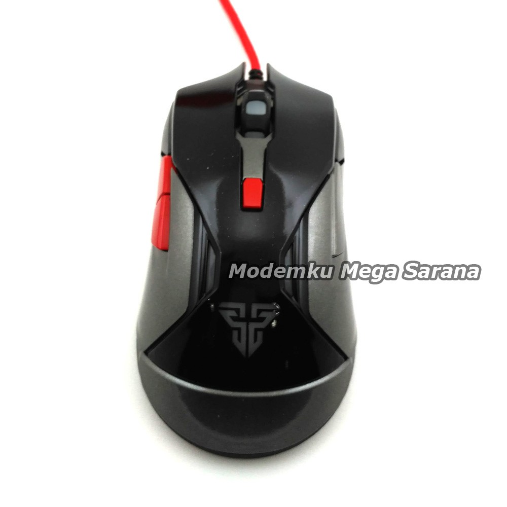 Fantech Mouse Gaming Warwick V5 USB - Hitam Metalic