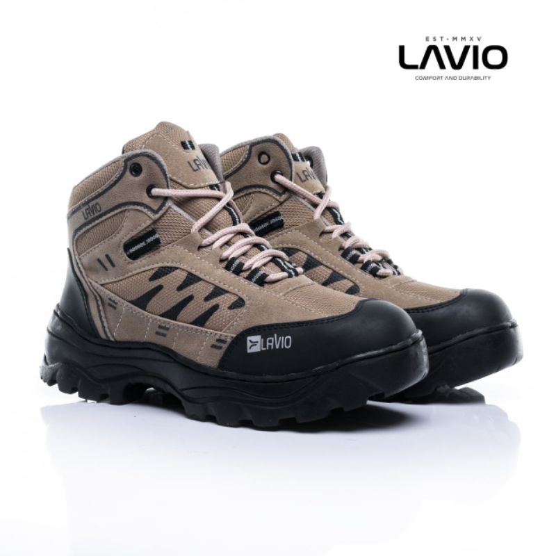 Sepatu Safety Wanita Proyek Gunung Hiking Touring Lavio Axel Size Kecil 36-37-38 Outdoor Ujung Besi 