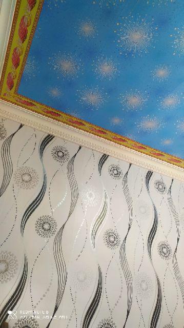 New Batik Solo / Wallpaper Stiker Dinding Anti Air / 45 Cm X 10m Perdana Wallpaper