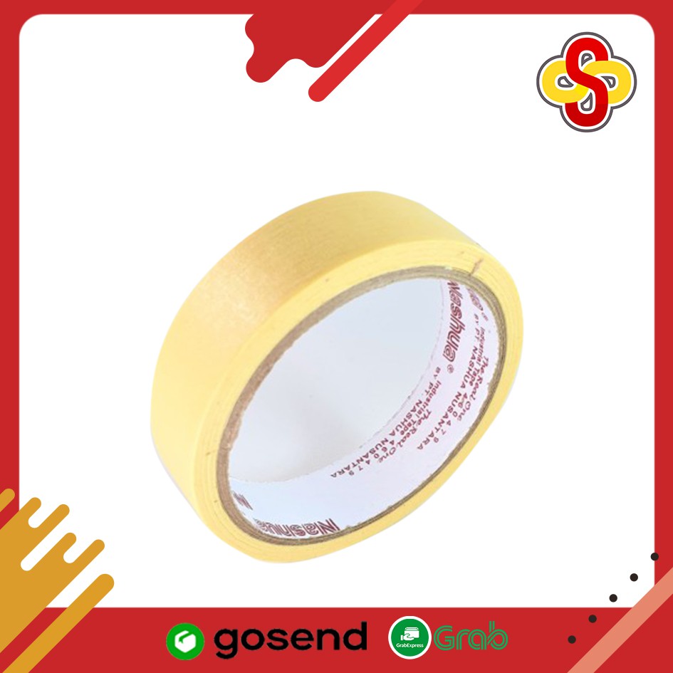 

Isolasi Kertas / Masking Tape Nashua 1 inch / 24 mm x 20 yard