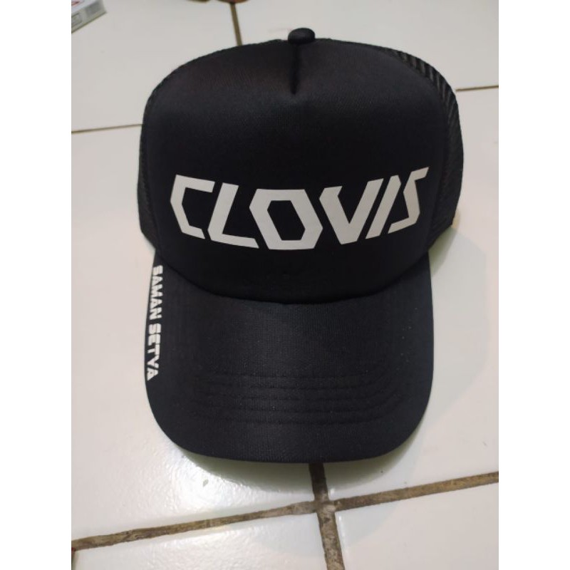 Topi Trucker / Topi Sepeda / United Clovis /Clovis/ Bisa Request tambah nama
