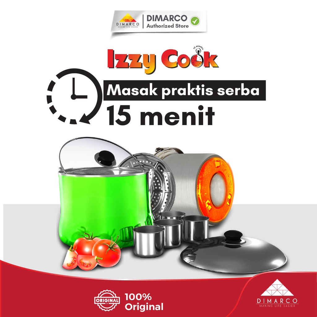 IZZYCOOK ALAT MASAK TANPA API DAN LISTRIK