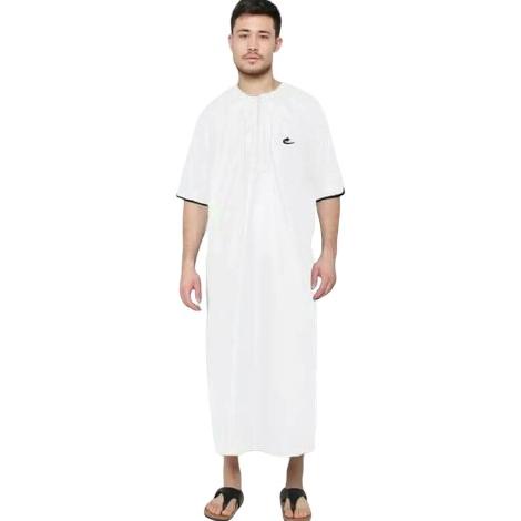 Jubah Arabi Gamis Pria Lengan Pendek Al isra