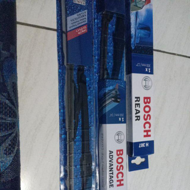 Bosch Wiper Depan & Belakang Kaca Mobil Suzuki Ertiga