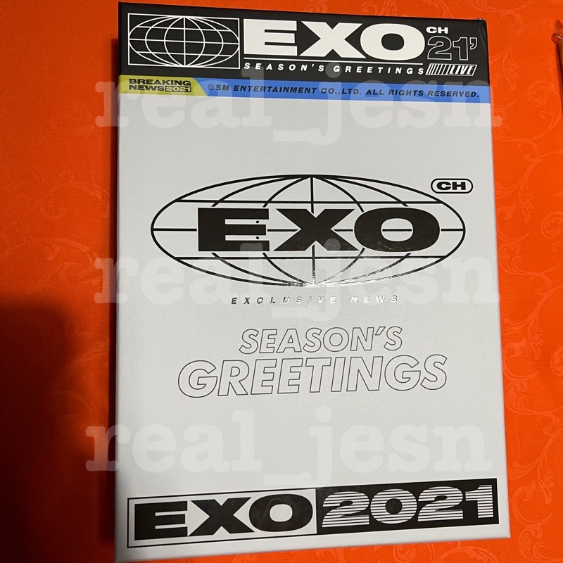 (BOOKED) Season Greetings 2021 EXO (Fullset-Unsealed) / sg2021 sg