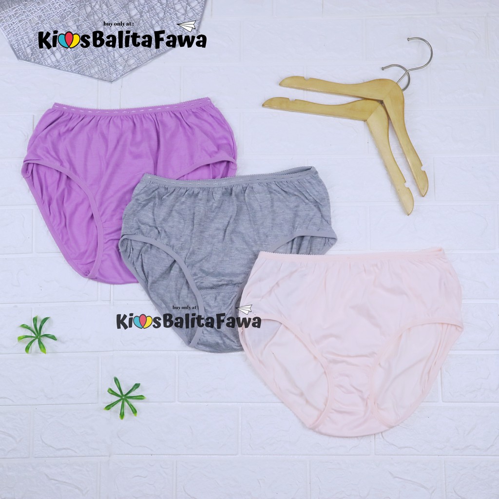 (ISI 6 - 12 pc) DEWASA Celana Dalam Wanita Size XL / CD Underwear Murah Perempuan Pakaian Dalam