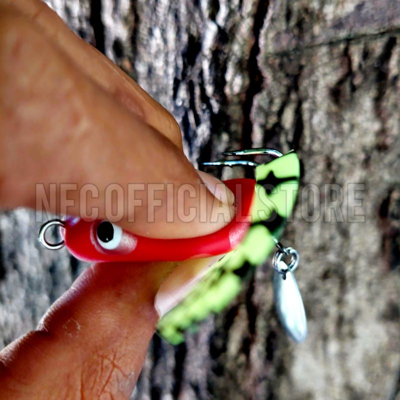 Soft frog SUPER KILLER 4 cm 8 gram LONG CAST umpan Gabus &amp; Toman