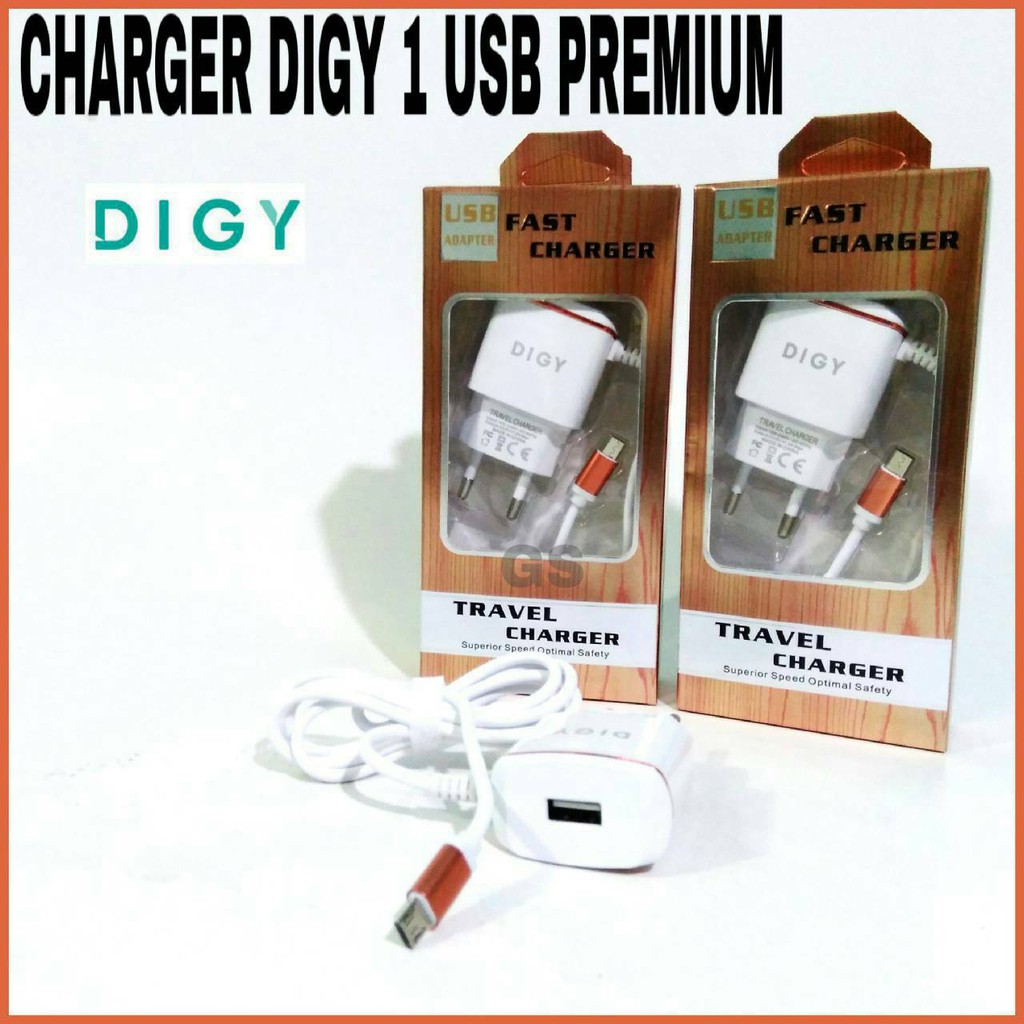 Charger Diggy 1 USB Fast Charging for Android Micro