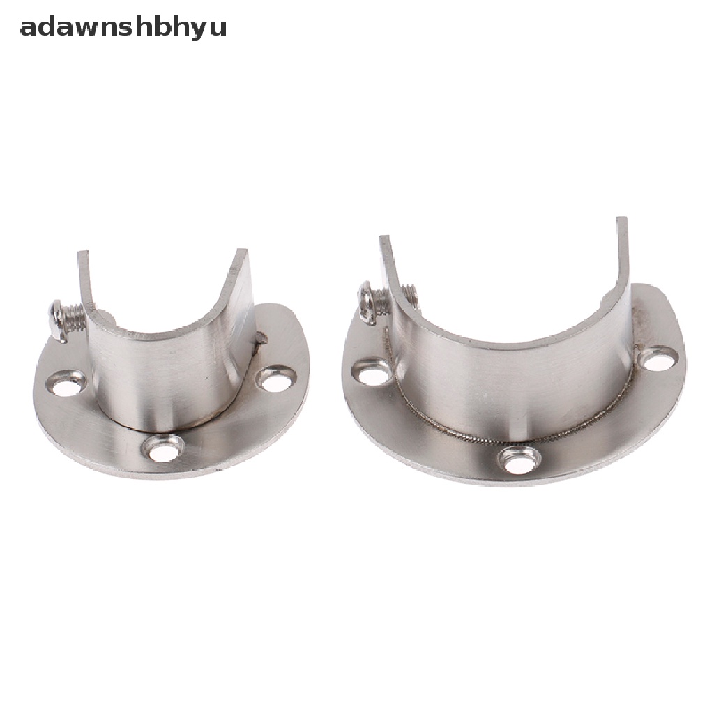 Bracket Lemari Adawnshbhyu19/22 /25 /32mm Stainless Steel Rod Socket Flange Rod Holder