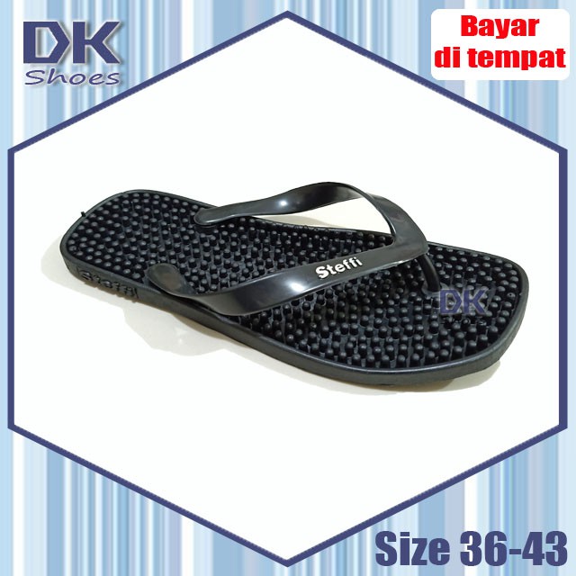 Steffi Sandal Kesehatan 36-43 / Sandal Rematik / Sandal Rumah / Sandal Wudhu / Sandal Karet Santai