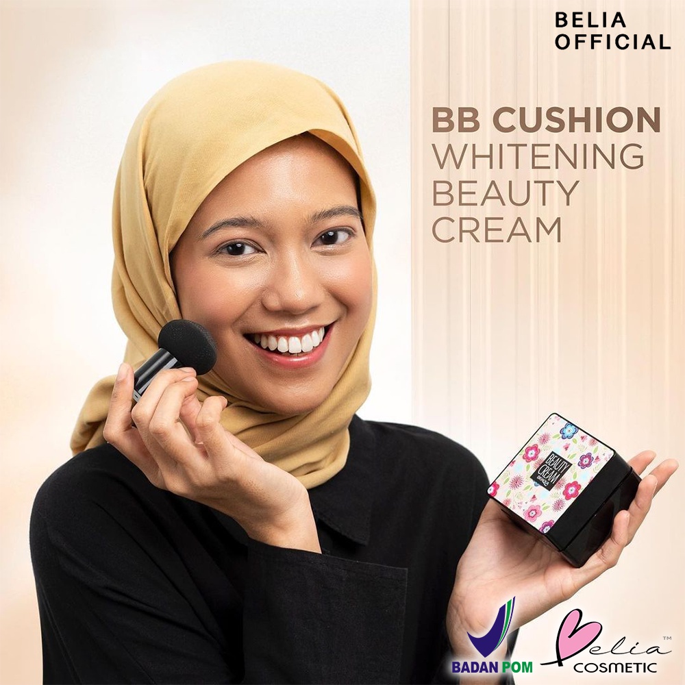 ❤ BELIA ❤ BIOAQUA Beauty Cream Cushion 20g | BB Cushion | Waterproof | Foundation | Make Up | Coverage | Long Lasting | BPOM