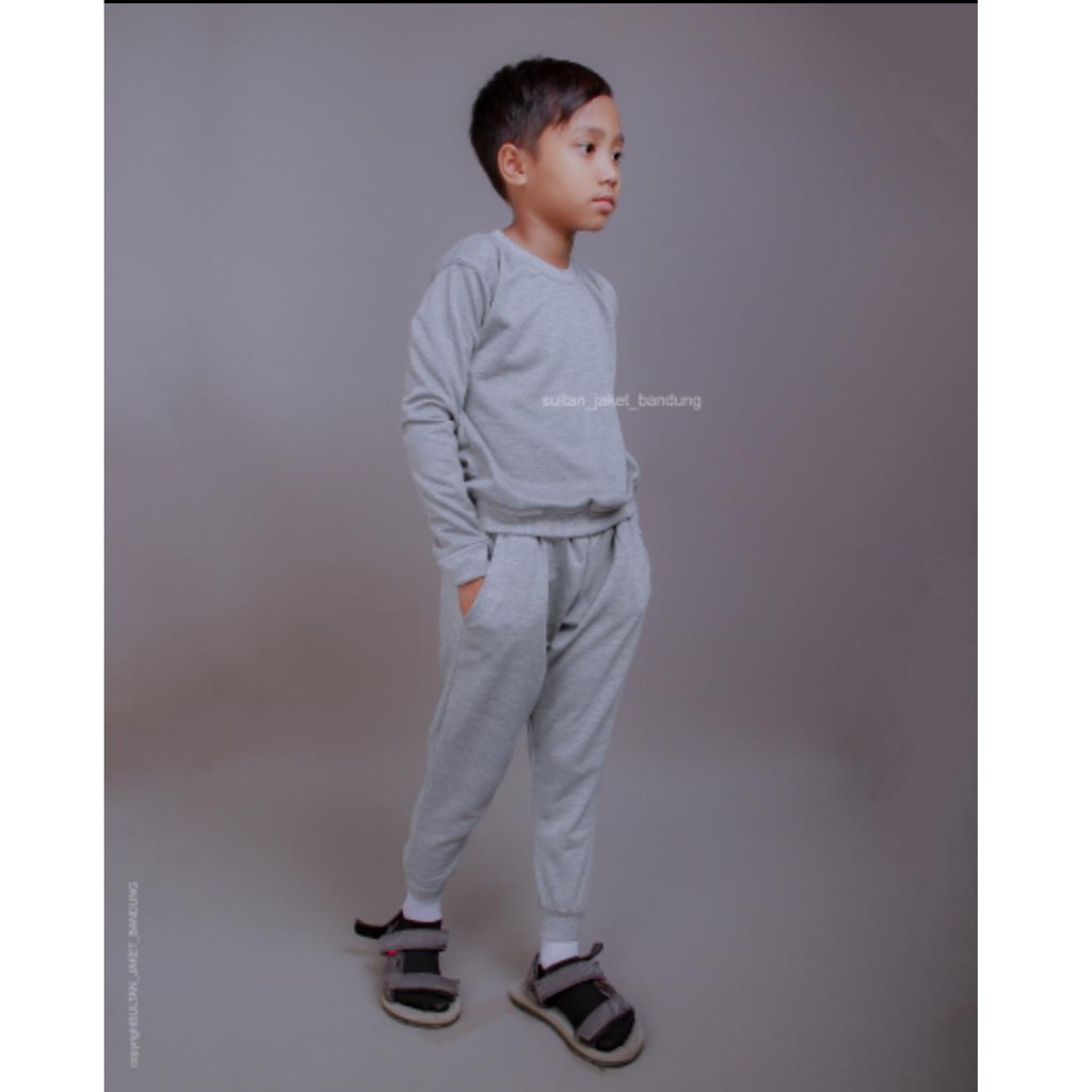 Setelan Basic+Celana JogerAnak II Celana Joger Anak + sweater Basic