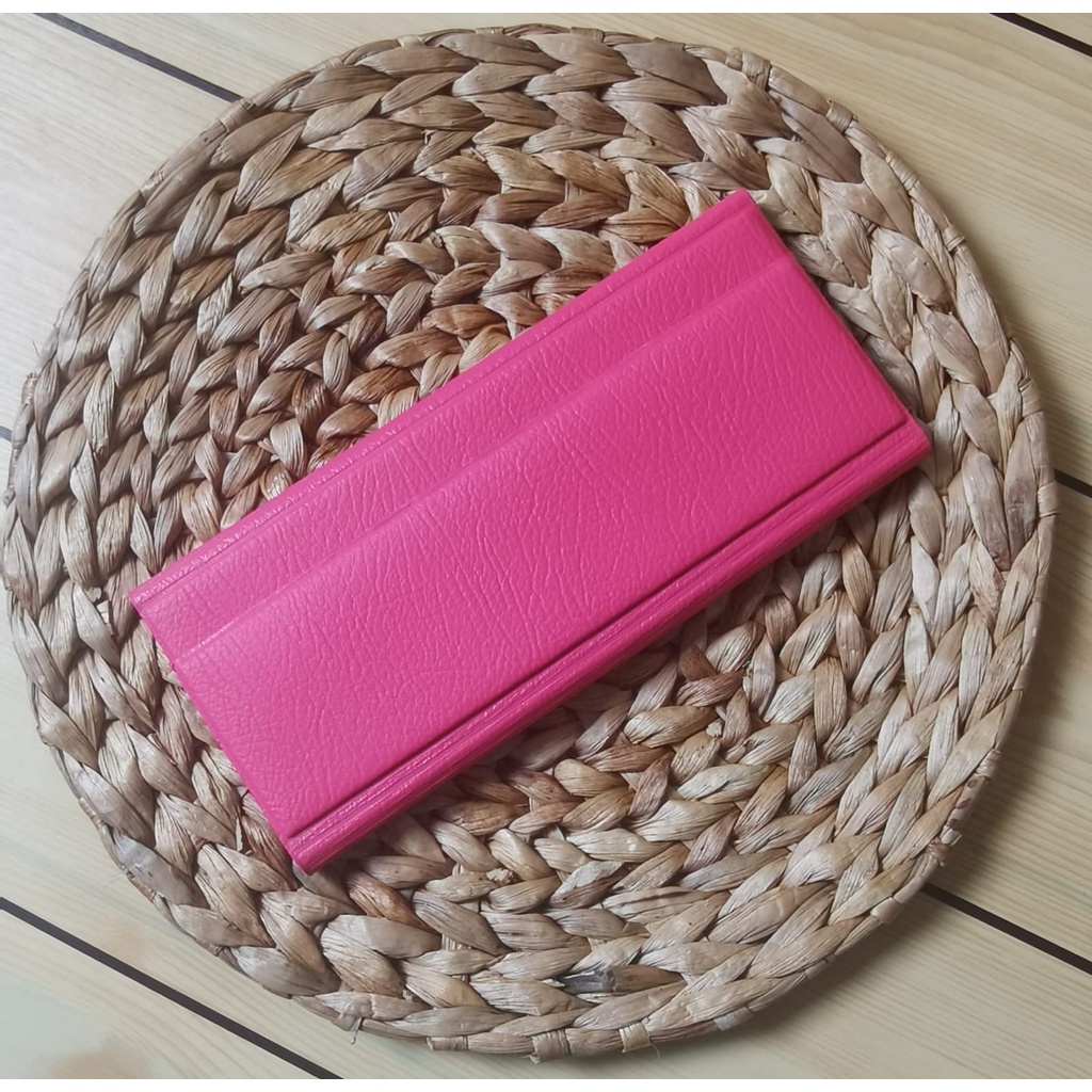 A-ZAHRA DOMPET DISIPLIN KEUANGAN POLOS MINI / DOMPET WALLET 32 SLOT UANG / DOMPET KE UANGAN-MERAH FANTA-MINI