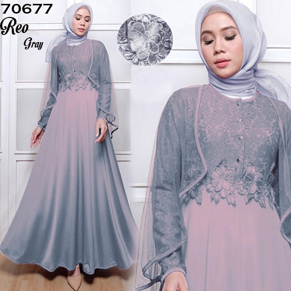 10 Desain Cantik Gaun Muslimah Untuk Ke Acara Pesta