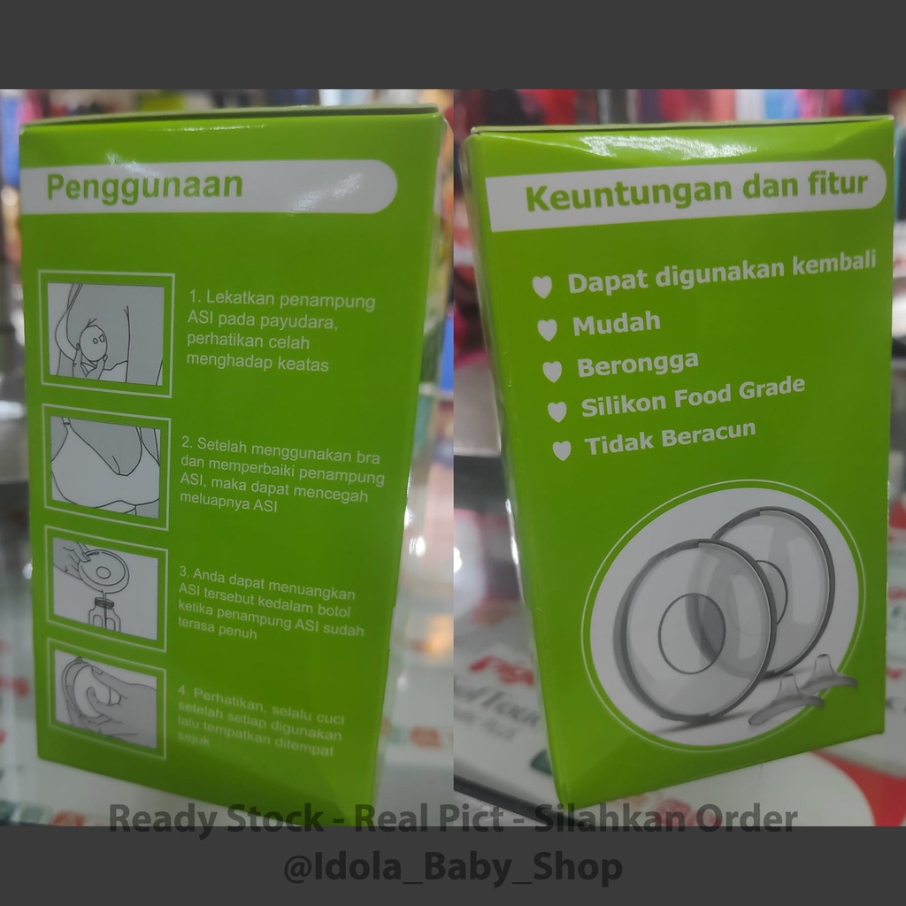 Claires Breast Shell Set Nipple Shield Claire's isi 2 Penampung Asi 2 Pelindung Puting Ibu Bayi