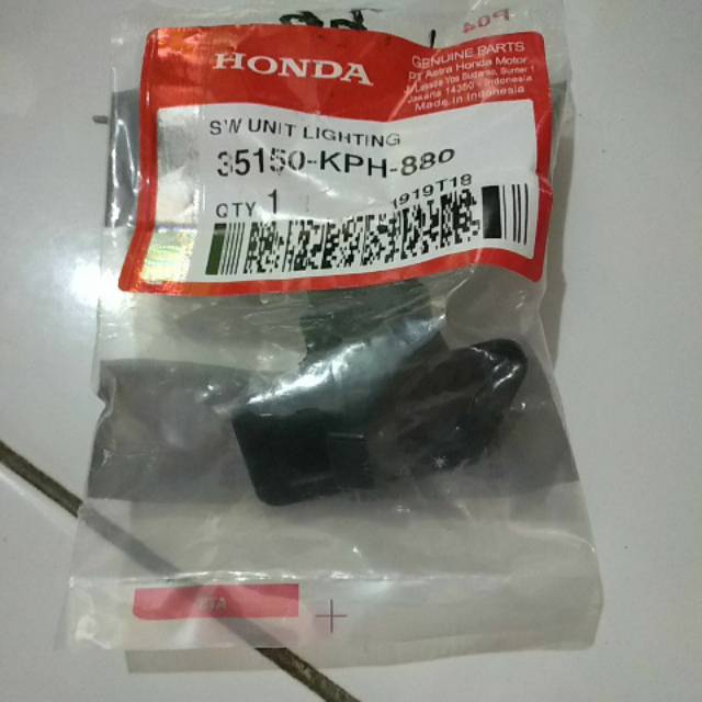 Tombol Lampu Depan Saklar Switch Unit Lightning Honda Karisma Supra X125 X 125 35150 KPH 880